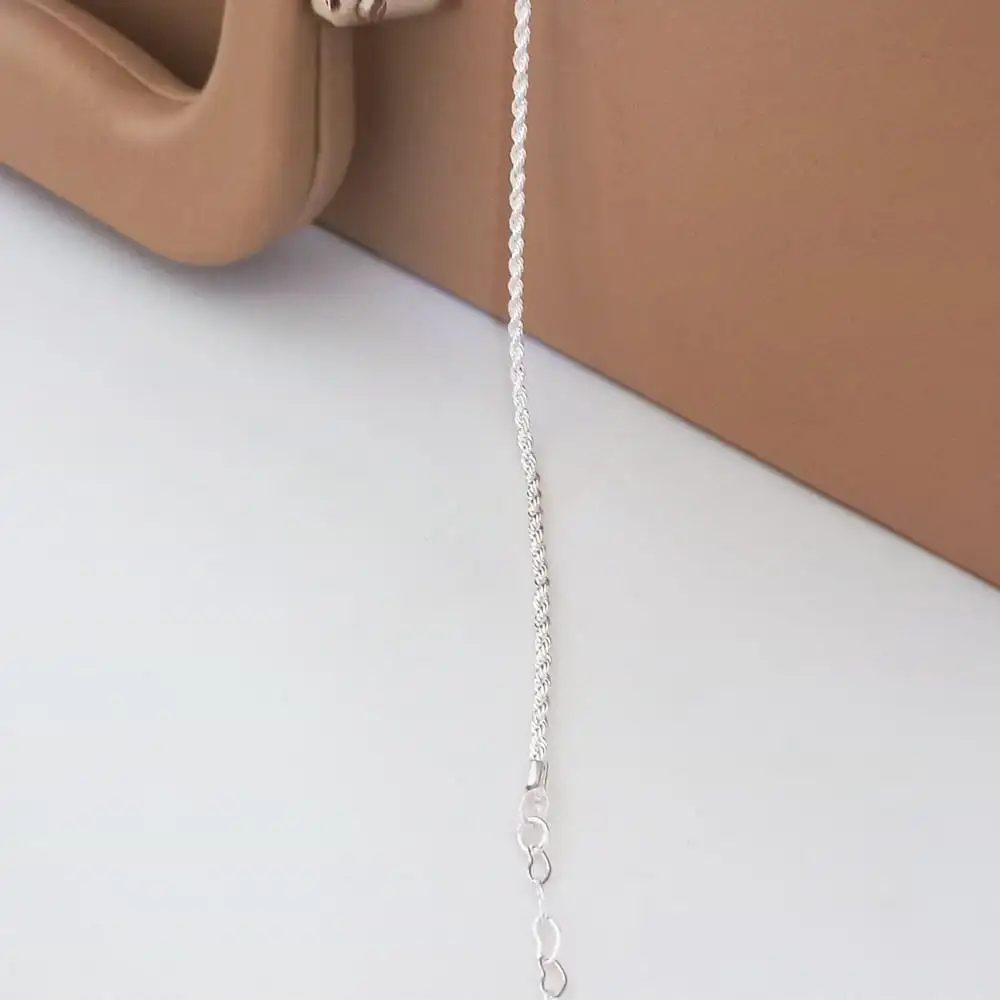 PULSEIRA CORDÃO BAIANO EM PRATA 925