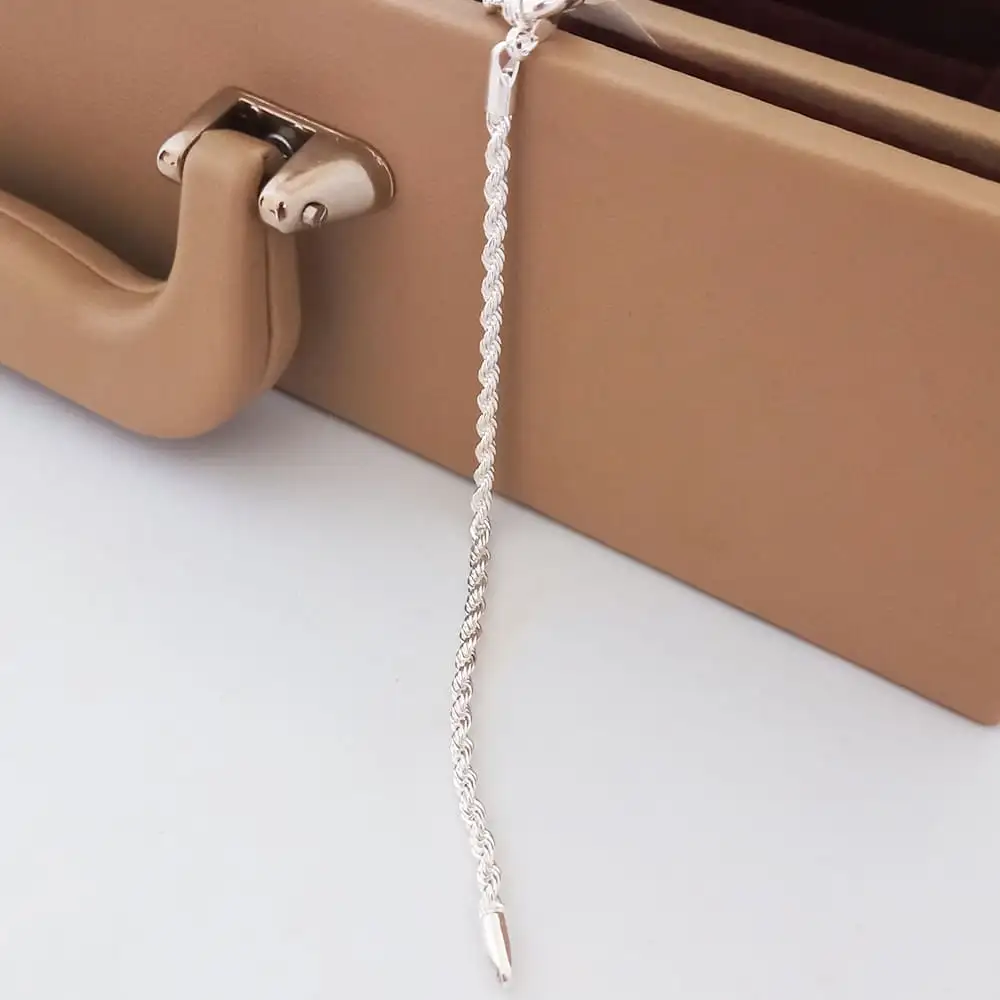 PULSEIRA CORDÃO BAIANO EM PRATA 925