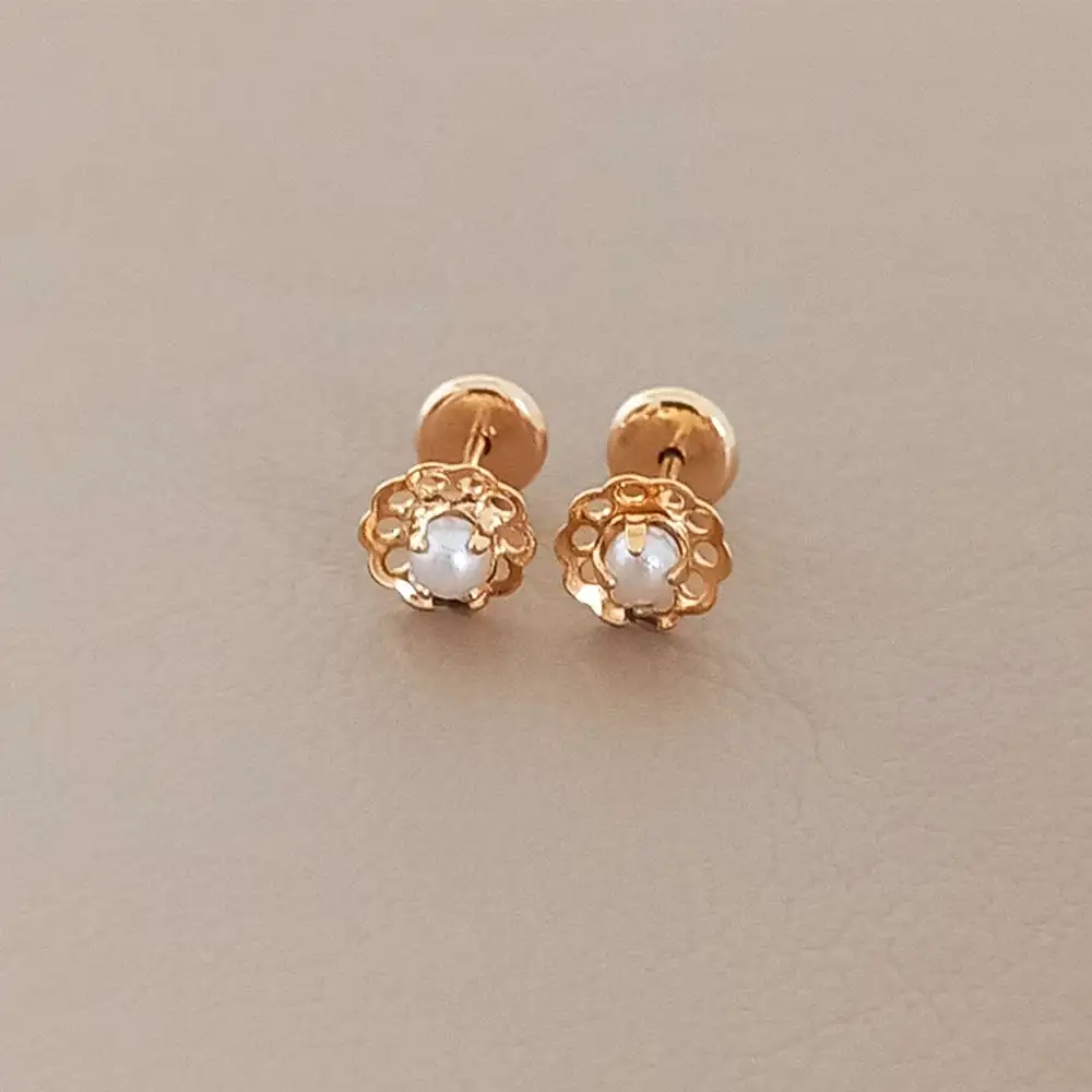 BRINCO INFANTIL FLOR DE PÉROLA